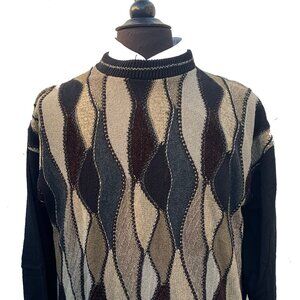 Protegé Collections Men’s Fuji Style 100% Acrylic Multicolor Pullover Sweaters